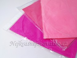 Svatební lampion štěstí růžový